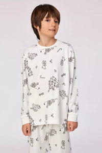 Woody Color me pyjama met kerstprint