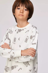 Woody Color me pyjama met kerstprint