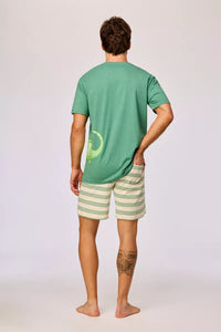 Woody Pyjama - Groen/Kameleon