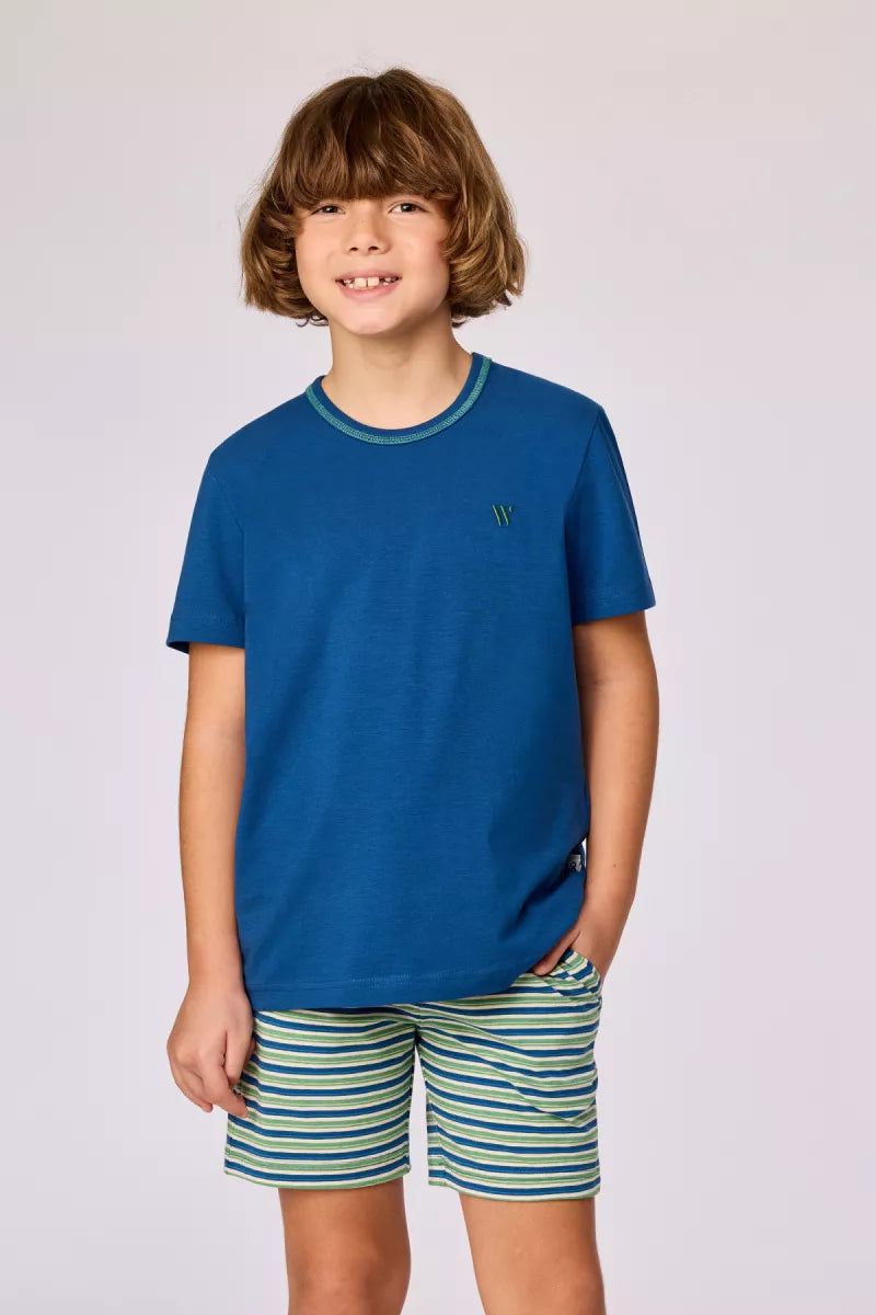 Woody Pyjama - Donkerblauw