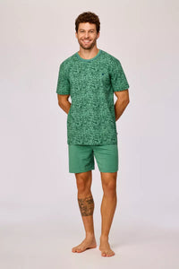 Woody Pyjama - Palmbomen/Groen