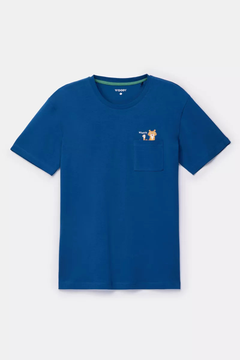 Woody Pyjama - Donkerblauw