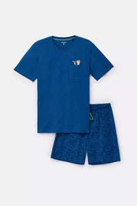 Woody Pyjama - Donkerblauw