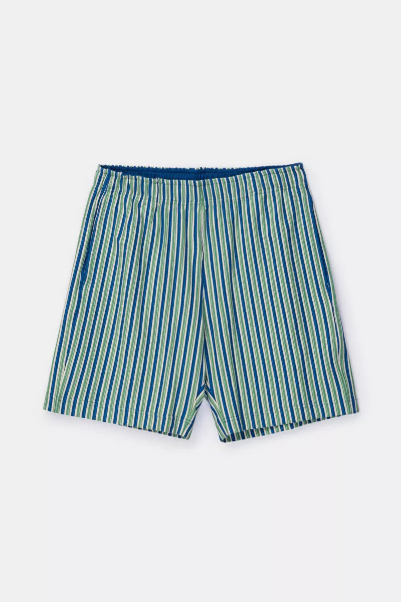 Woody Pyjama doorknoop - Donkerblauw