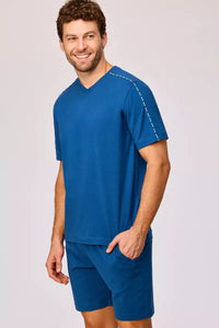 Woody Pyjama - Donkerblauw