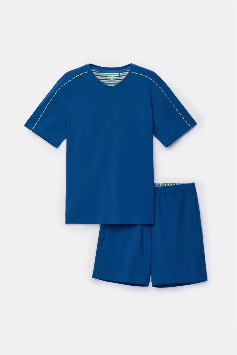 Woody Pyjama - Donkerblauw