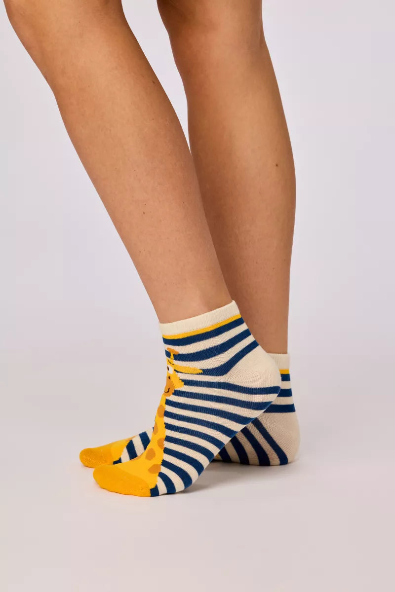 Woody 2 paar kousen - Giraf