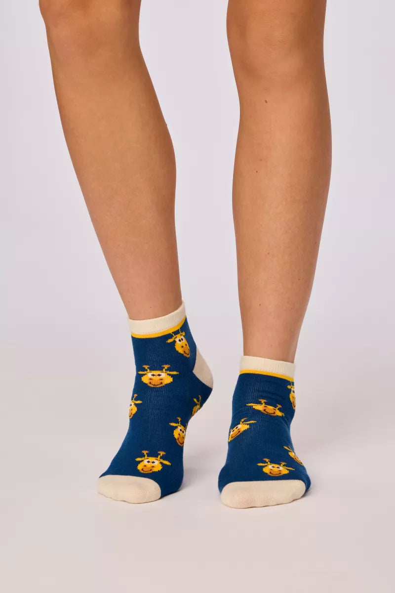 Woody 2 paar kousen - Giraf