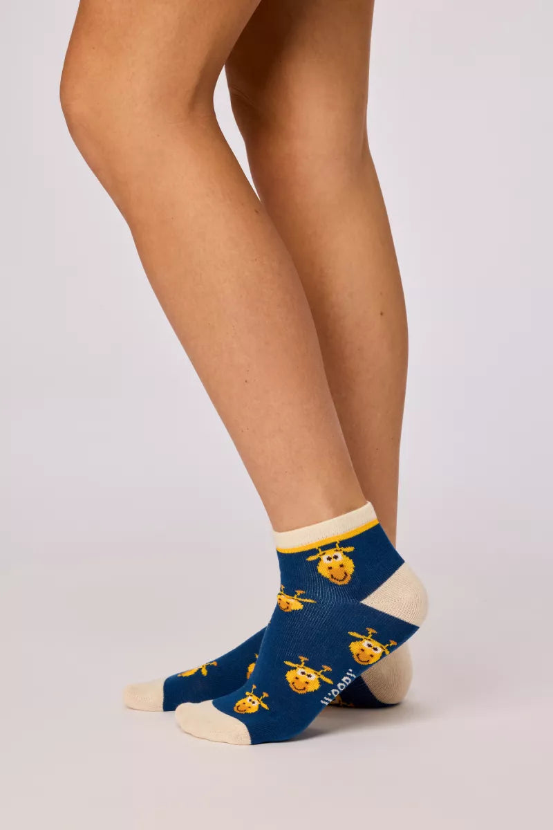 Woody 2 paar kousen - Giraf