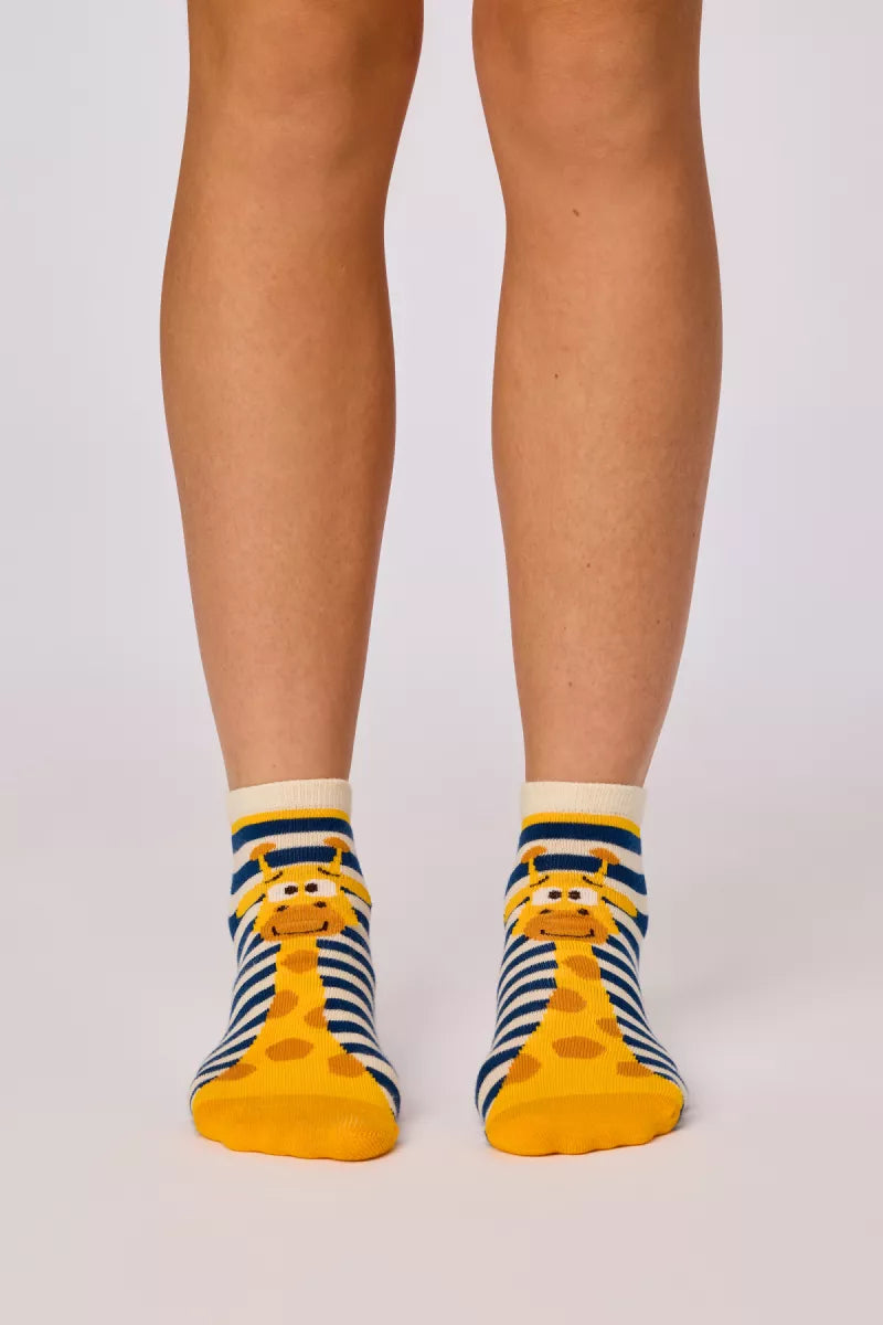 Woody 2 paar kousen - Giraf