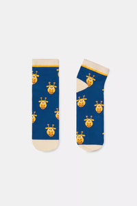 Woody 2 paar kousen - Giraf