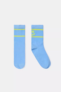 Woody Sokken - Blue/Green (2 paar)