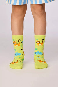 Woody 2 paar kousen - Groen