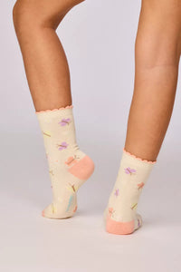 Woody 2 paar kousen - Vlinder