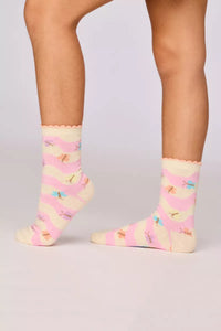 Woody 2 paar kousen - Vlinder