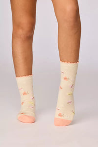 Woody 2 paar kousen - Vlinder