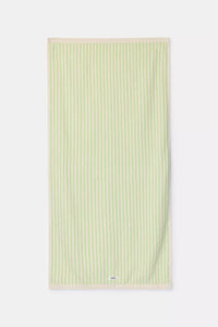 Woody Zwemzak + handdoek - Groene streep