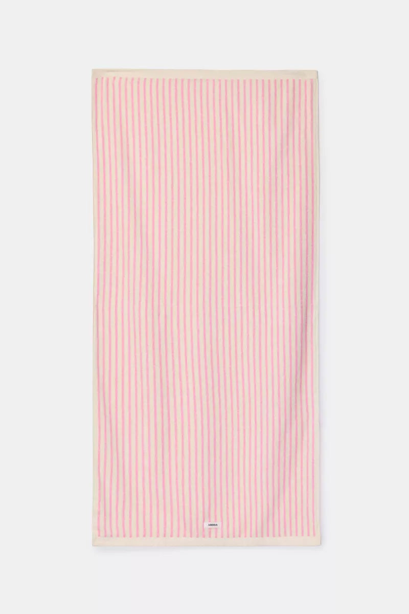 Woody Zwemzak + handdoek - Roze streep