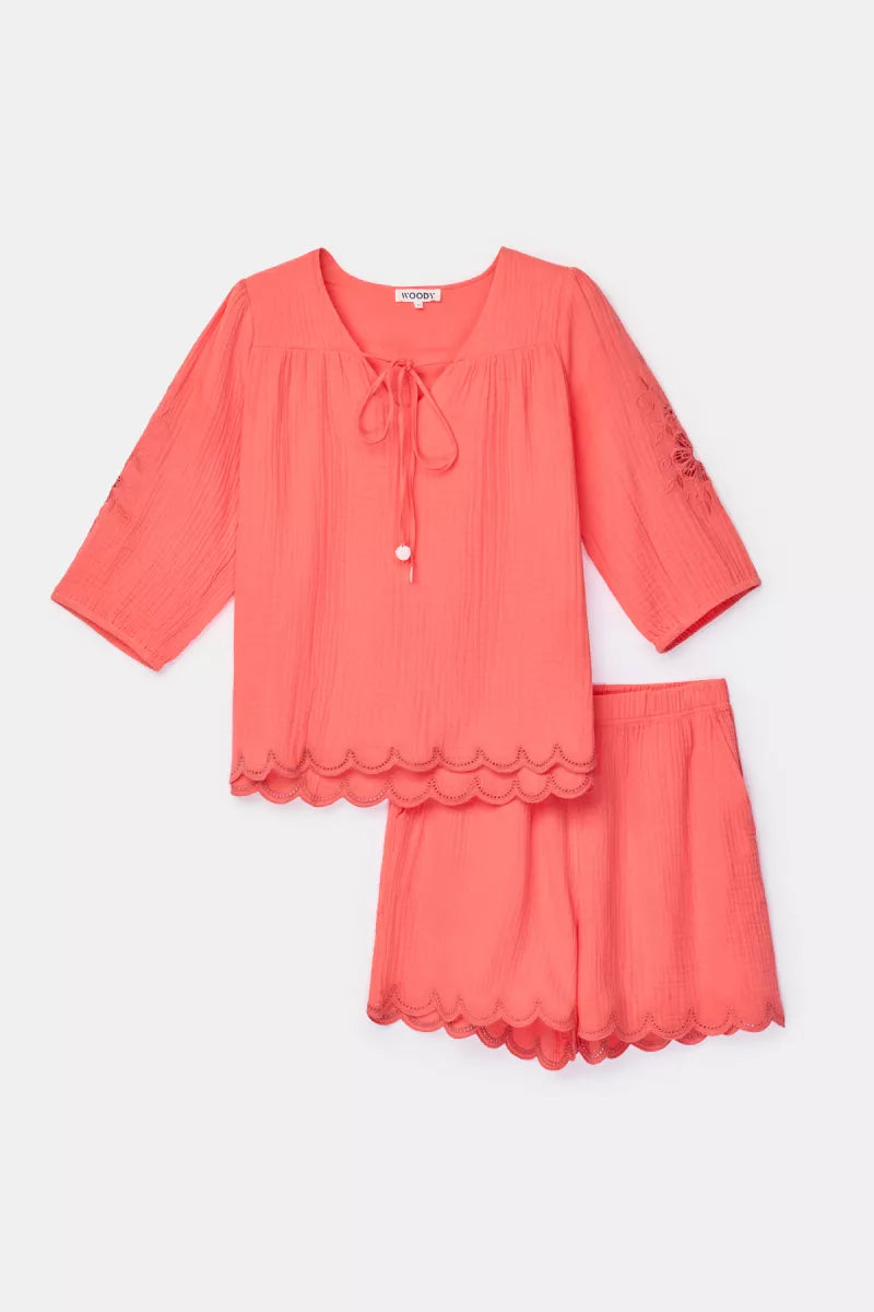 Woody Pyjama/loungewear - Tetra rood-roos