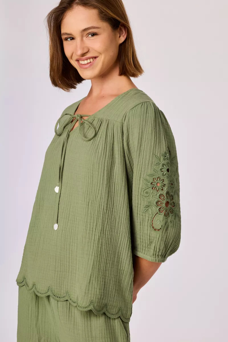 Woody Pyjama/loungewear - Tetra Olive