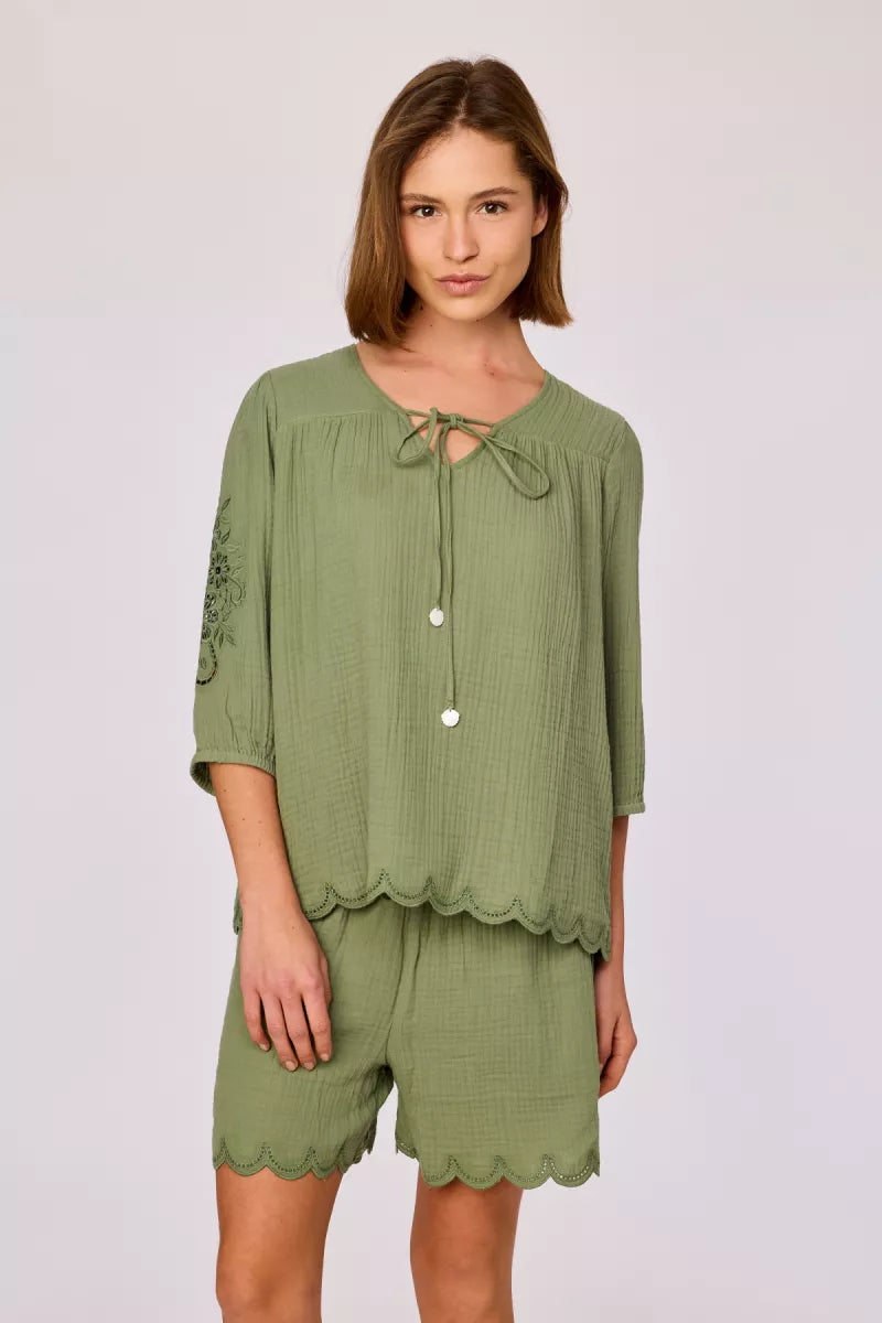 Woody Pyjama/loungewear - Tetra Olive