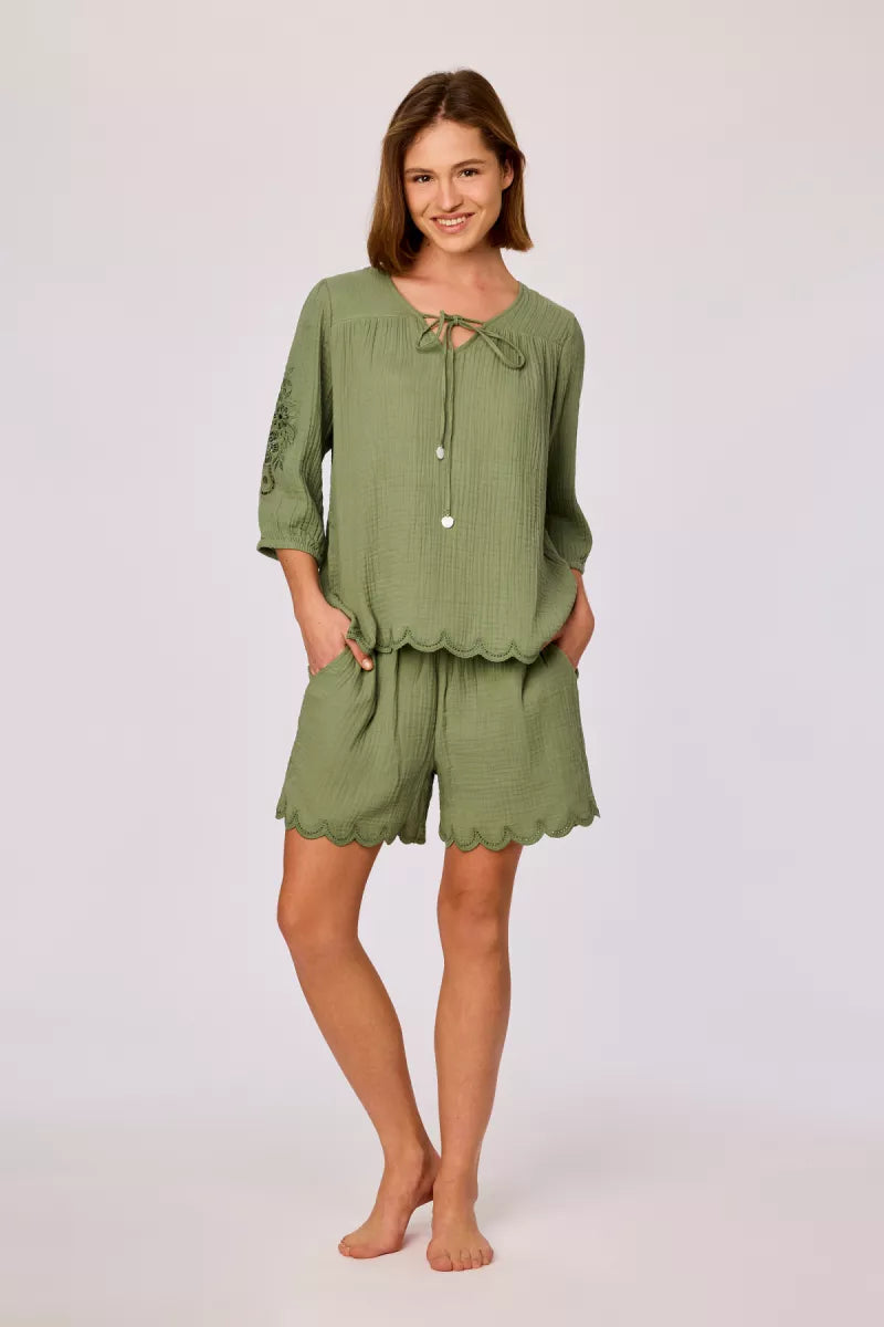 Woody Pyjama/loungewear - Tetra Olive
