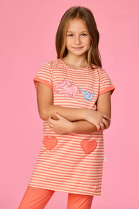 Woody Pyjama - Olifant/hartjes