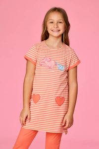 Woody Pyjama - Olifant/hartjes