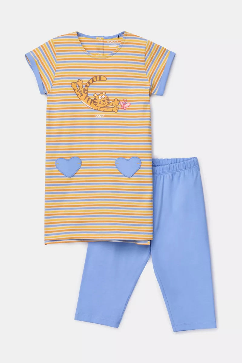 Woody Pyjama - Tijger/streepjes