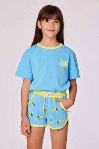 Woody Loungewear - Blauw/Geel