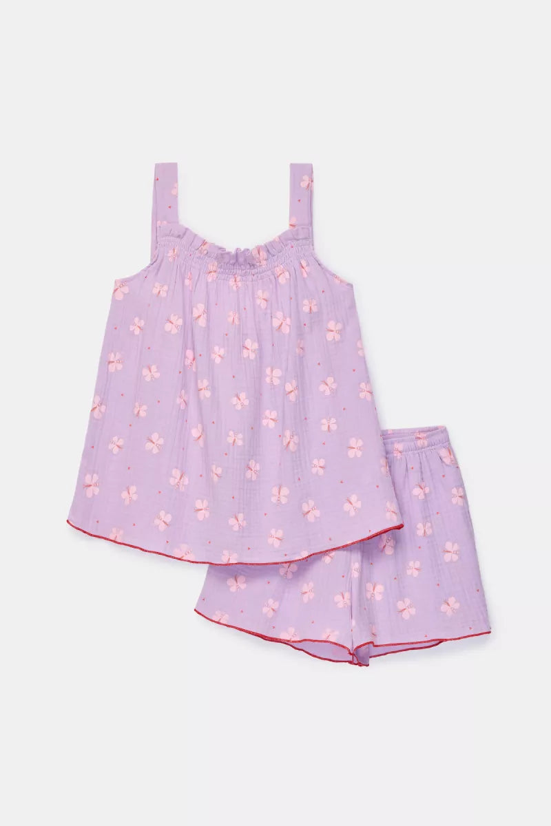 Woody Pyjama - Tetra lila