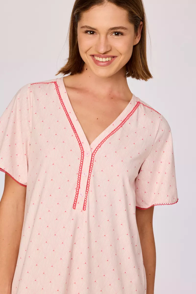 Woody Nachtkleedje - Roos