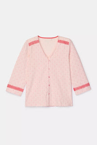 Woody Pyjama doorknoop - Roos