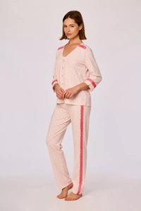 Woody Pyjama doorknoop - Roos