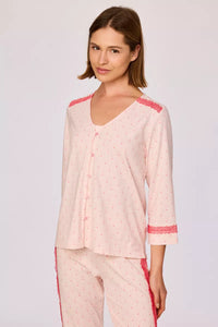 Woody Pyjama doorknoop - Roos