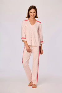 Woody Pyjama doorknoop - Roos