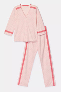 Woody Pyjama doorknoop - Roos