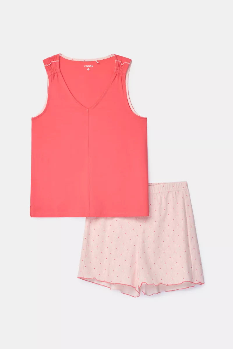 Woody Pyjama - Rood/roos