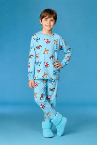 Woody Pantoffels - Blauw