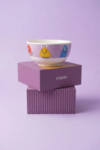 Woody Kom - Roze/monstertjes