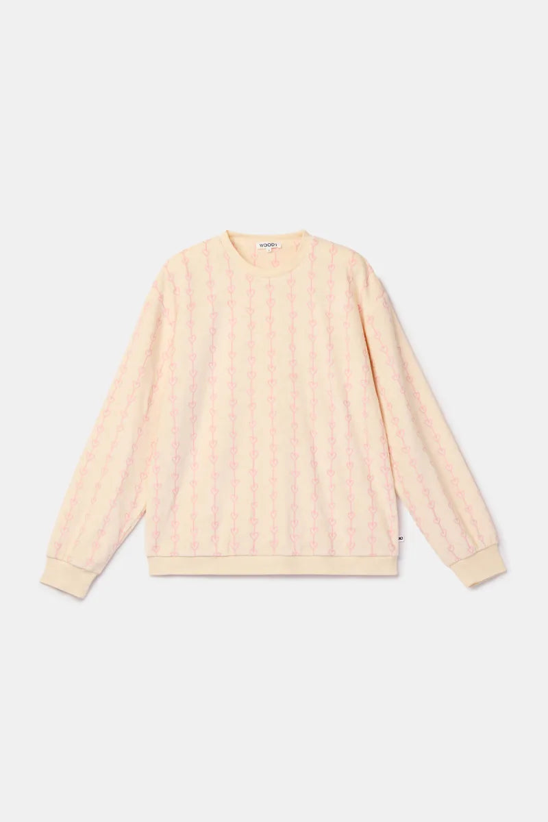 Woody Pyjama - Roze hartjes