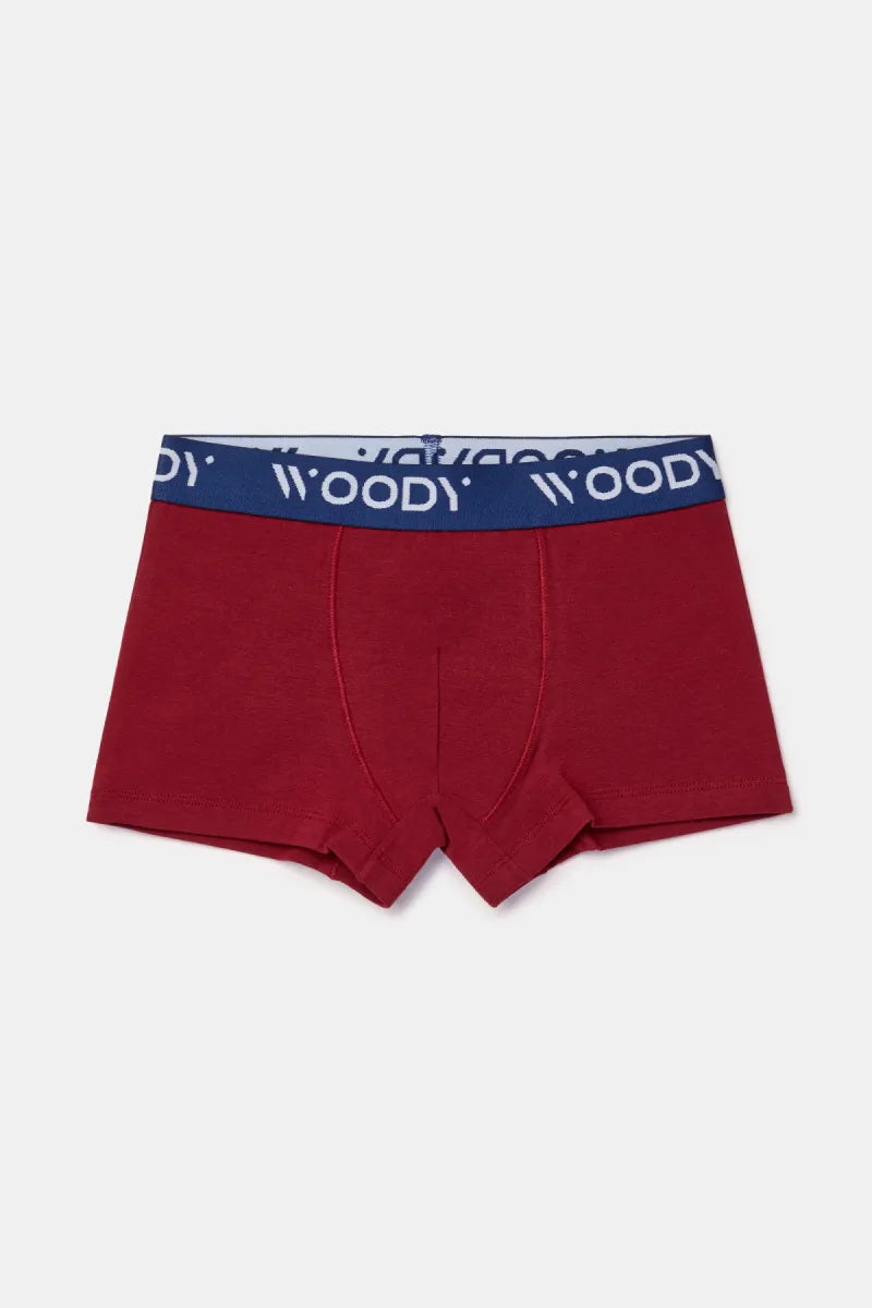 Woody Boxers - Bordeaux/strepen