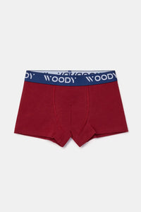 Woody Boxers - Bordeaux/strepen