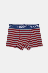 Woody Boxers - Bordeaux/strepen