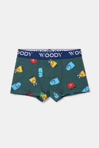 Woody Boxers - Groen/Monsters