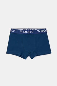 Woody Boxers - Donkerblauw/gestreept