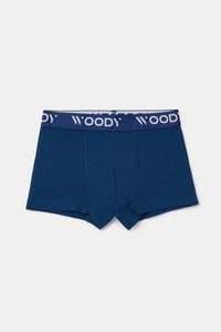 Woody Boxers - Donkerblauw/space