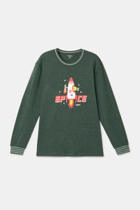 Woody Pyjama - Groen/Space