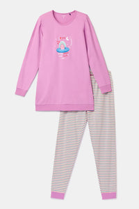 Woody Pyjama - Pink/Love you