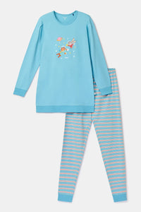 Woody Pyjama - Blauw/space